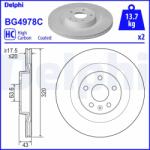 DELPHI Disc Frana Bg4978C Polestar Polestar 2 Volvo S60 Iii/S90 Ii/V60 Ii/V90 Ii (BG4978C)