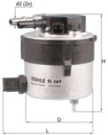 KNECHT Filtru Combustibil Kl569 Ford C-Max/Fiesta V/Fiesta Vi/Focus C-Max/Focus Ii (KL569)
