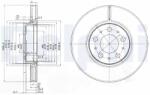 DELPHI Disc Frana Bg3513 Volvo S60 I/S70/S80 I/V70 I/V70 Ii/Xc70 I Cross Country (BG3513)