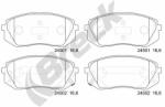 BRECK Set Placute Frana, Frana Disc 245010070100 Hyundai Kona/Ix35 Kia Carens Iii