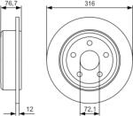 Bosch Disc Frana 0986479R08 Jeep Wrangler Iii