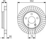 Bosch Disc Frana 0986479C38 Jeep Wrangler Iii (0986479C38)