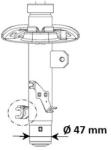 KYB Amortizor Axa Fata Dreapta 3338012 Peugeot 208/208 I