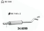 ASSO Toba Esapamet Intermediara 34.6099 Opel Corsa C/Tigra Twintop
