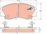 TRW Set Placute Frana, Frana Disc Gdb729 Mitsubishi L 300 / Delica Ii/L 300 Iii/L200