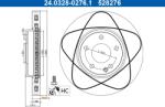ATE Disc Frana 24.0328-0276.1 Mercedes-Benz A-Class/B-Class/Cla/Cla Shooting Brake (24.0328-0276.1)
