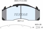 TEXTAR Set Placute Frana, Frana Disc 2927705 Plaxton Elite/Panther Volvo 7300/7500/9700