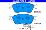 ATE Set Placute Frana, Frana Disc 13.0460-7182.2 Audi A6 C6/A8 D3 Vw Phaeton (13.0460-7182.2)