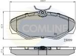 COMLINE Set Placute Frana, Frana Disc Cbp01127 Nissan Primastar Opel Vivaro A (CBP01127)