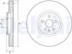 DELPHI Disc Frana Bg9178C Jaguar F-Pace/I-Pace Land Rover Range Rover Velar