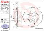 BREMBO Disc Frana 09. D063.21 Jaguar F-Pace Land Rover Range Rover Velar