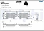 DELPHI Set Placute Frana, Frana Disc Lp3261 Citroën Jumpy Iii/Spacetourer Fiat Scudo