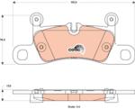TRW Set Placute Frana, Frana Disc Gdb1875 Fiat Albea Porsche 911/Cayenne Vw Touareg