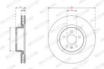 FERODO Disc Frana Ddf3013C-1 Tesla Model S/Model X (DDF3013C-1)