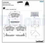 DELPHI Set Placute Frana, Frana Disc Lp5024Ev Hyundai Ioniq Kia Niro I