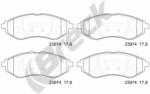 BRECK Set Placute Frana, Frana Disc 239740070200 Chevrolet Aveo / Kalos Daewoo Kalos (239740070200)