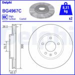 DELPHI Disc Frana Bg4967C Opel Insignia B/Insignia B Country/Insignia B Grand Sport (BG4967C)