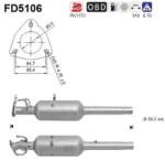 AS Filtru Funingine/Particule, Sist. De Esapament Fd5106 Citroën Jumper Ii (FD5106)