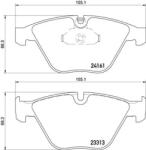 BREMBO Set Placute Frana, Frana Disc P06081 Bmw 3/5/X1/Z4 (P06081)
