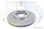 COMLINE Disc Frana Adc1232V Ford Transit/Transit Tourneo/Transit V363 (ADC1232V)