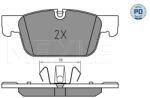 MEYLE Set Placute Frana, Frana Disc Punte Fata 0252209817/Pd Volvo S60 Iii/S90 Ii