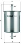 MAHLE Filtru Combustibil Kl2 Alfa Romeo 164 Audi A3/A4 B5/A4 B7/A6 C4/A6 C5/A6 C6 (KL2)