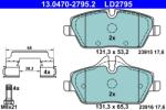 ATE Set Placute Frana, Frana Disc 13.0470-2795.2 Bmw 2 Active Mini Mini/Mini Clubman (13.0470-2795.2)