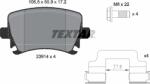 TEXTAR Set Placute Frana, Frana Disc 2391402 Audi A3/Tt Hawtai B11 Seat Leon Vw Eos (2391402)