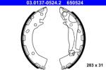 ATE Set Saboti Frana 03.0137-0524.2 Hyundai Accent Iv/Solaris/I10 I/I10 Ii/I10 Iii