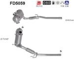 AS Filtru Funingine/Particule, Sist. De Esapament Fd5059 Audi A1 Seat Ibiza Iv (FD5059)