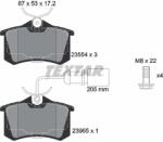 TEXTAR Set Placute Frana, Frana Disc 2355403 Ford Galaxy I/Galaxy Mk I Seat Alhambra