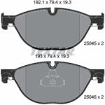 TEXTAR Set Placute Frana, Frana Disc 2504501 Alpina B7 Bmw 5/5 Gran Turismo/6/6 Gran/7