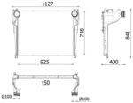 MAHLE Intercooler, Compresor Ci717000P Mercedes-Benz Actros Mp4 / Mp5