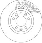 TRW Disc Frana Df6657 Citroën Berlingo/C4 Picasso Ii/C4 Spacetourer Peugeot Partner