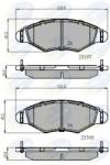 COMLINE Set Placute Frana, Frana Disc Cbp01131 Citroën Xsara Peugeot 206/206+/306