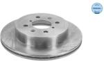 MEYLE Disc Frana Punte Fata 6155216039 Opel Agila Subaru Justy Iii Suzuki Ignis Ii