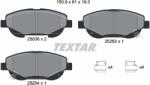 TEXTAR Set Placute Frana, Frana Disc 2500601 Toyota Avensis/Verso (2500601)