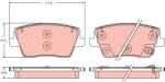 TRW Set Placute Frana, Frana Disc Gdb2355 Hyundai I30 (GDB2355)