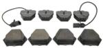 ABE Set Placute Frana, Frana Disc Punte Fata C1A050Abe Audi A4 B5/A4 B6/A6 C5 (C1A050ABE)