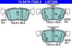 ATE Set Placute Frana, Frana Disc 13.0470-7320.2 Ford Galaxy Iii/Kuga Ii/Mondeo V