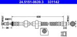 ATE Furtun Frana 24.5151-0639.3 Citroën C5 Iii/C6 Peugeot 407/508/508 I/508 Sw I (24.5151-0639.3)