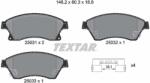 TEXTAR Set Placute Frana, Frana Disc 2503101 Chevrolet Aveo/Cruze Holden Astra/Barina