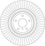 TRW Disc Frana Df6498S Infiniti Fx/G/M/M37/Q50/Q60/Q70/Qx70 Nissan 370Z
