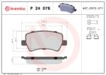 BREMBO Set Placute Frana, Frana Disc P24078 Ford Galaxy Ii/Galaxy Mk Ii/S-Max (P24078)