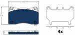 TRW Set Placute Frana, Frana Disc Gdb2198Bte Tesla Model S/Model X (GDB2198BTE)