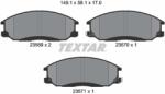 TEXTAR Set Placute Frana, Frana Disc 2356901 Baic Huansu S3 / S3L Daewoo Rexton Jac Rein (2356901)
