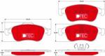 TRW Set Placute Frana, Frana Disc Gdb1789Dte Dacia Dokker/Duster/Lodgy Nissan Juke