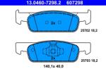 ATE Set Placute Frana, Frana Disc 13.0460-7298.2 Dacia Logan Ii/Logan Mcv Ii