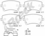 BRECK Set Placute Frana, Frana Disc 233260070200 Audi A4 B6/A4 B7/A6 C5/A6 C6/A8 D3 (233260070200)