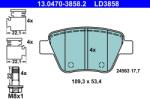 ATE Set Placute Frana, Frana Disc 13.0470-3858.2 Audi A1/A3 Seat Altea/Leon Vw Beetle (13.0470-3858.2)